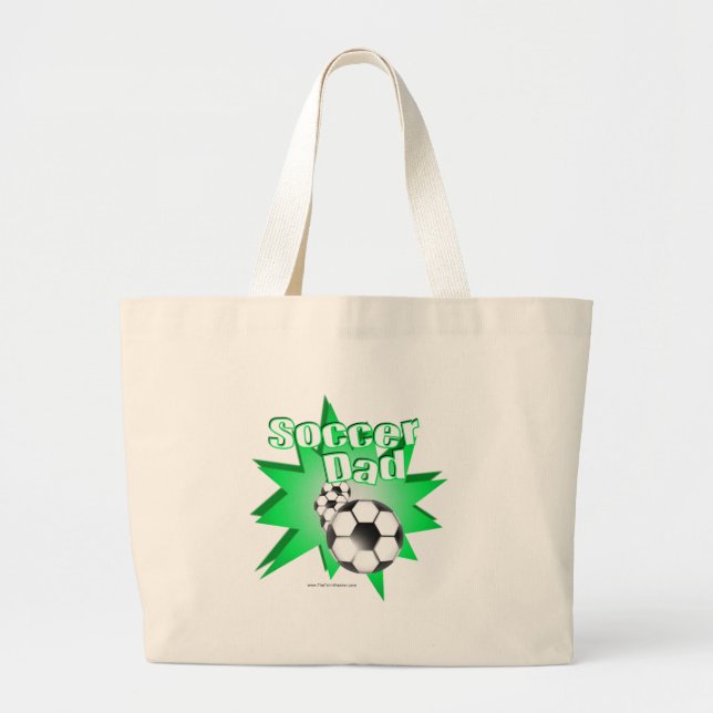 Grand Tote Bag Papa Footballeur (Devant)