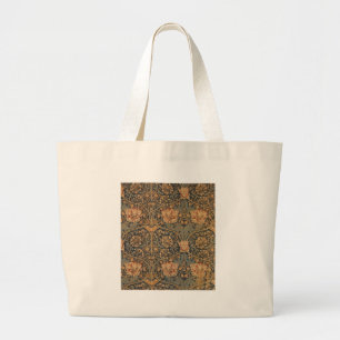 Grand Tote Bag Papier peint riche de chèvrefeuille de William Mor