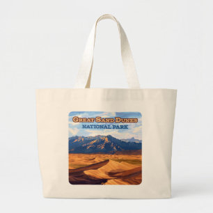 Grand Tote Bag Parc National Des Dunes De Sable Great Colorado