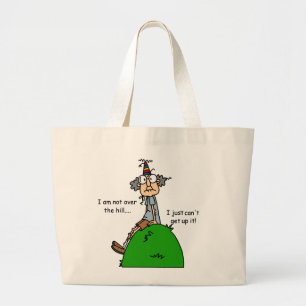Grand Tote Bag Pas au-dessus de l'humour de colline