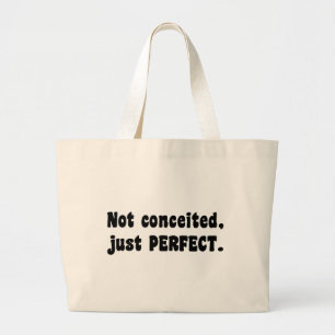 Grand Tote Bag Pas Concédé, Juste Parfait