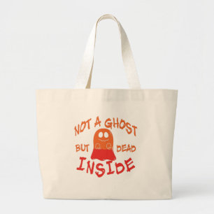 Grand Tote Bag Pas Un Fantôme Mais Mort À L'Intérieur