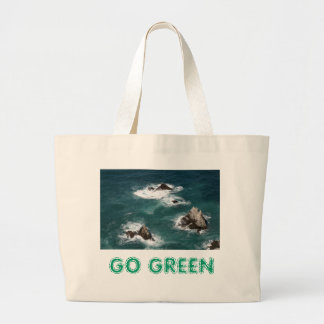 GRAND TOTE BAG PASSEZ AU VERT