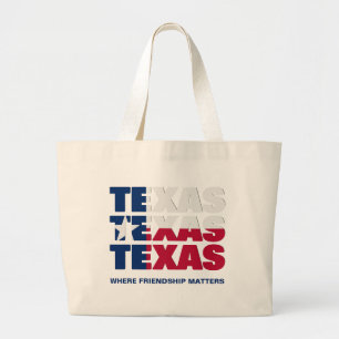 Grand Tote Bag Patriotic Custom TEXAS FLAG