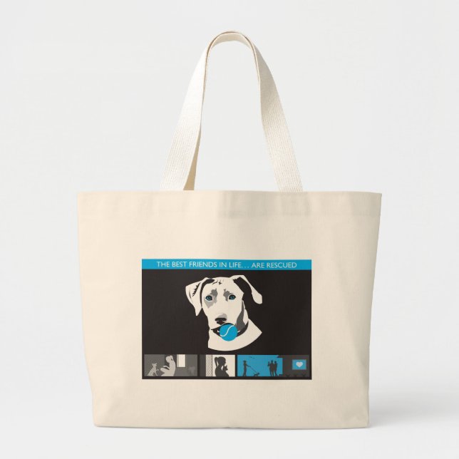 Grand Tote Bag Pattes d'opération pour la délivrance de chien de (Devant)