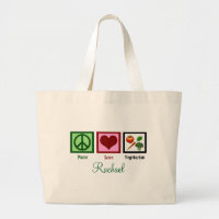 Peace Love végétarien Personnalisé