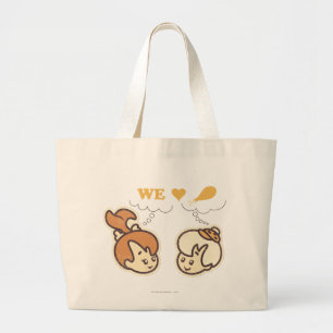Grand Tote Bag PEBBLES™ et Bam Bam Love Food