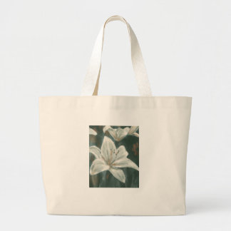 Grand Tote Bag Peinture à la lys