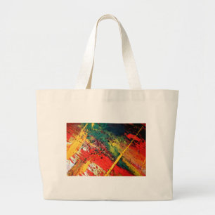Grand Tote Bag Peinture Abstraite moderne