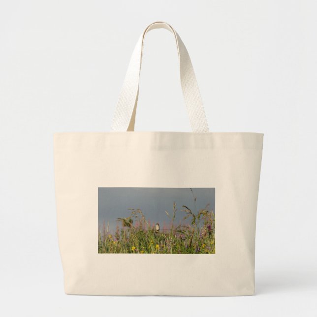 Grand Tote Bag Petit colibri gras (Devant)