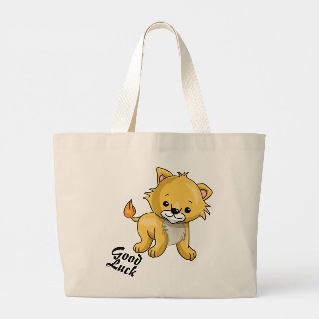 Grand Tote Bag Petit lion (Dos)