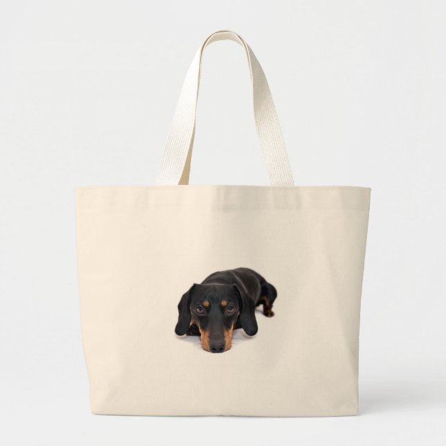 Grand Tote Bag Petit teckel (Devant)