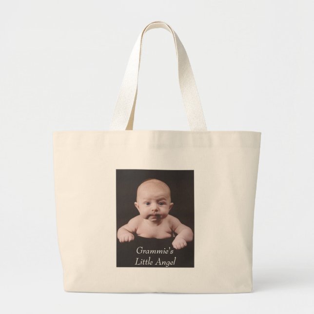 Grand Tote Bag Peu d'ange de Grammie (Devant)