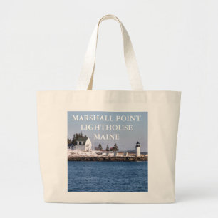 Grand Tote Bag Phare de Marshall Point, Port Clyde Maine