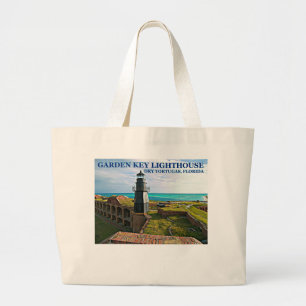 Grand Tote Bag Phare Garden Key, Tortugas Sec Floride