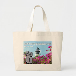 Grand Tote Bag Phare Key West, Floride