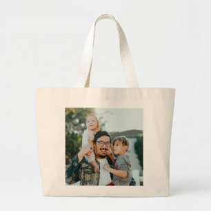 Grand Tote Bag Photo personnalisé
