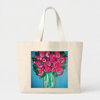 Grand Tote Bag Pies roses