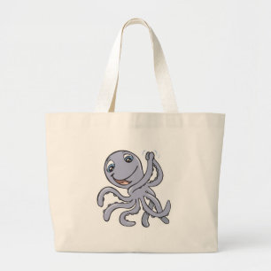 Grand Tote Bag pieuvre adorable