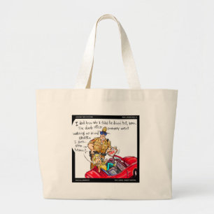 Grand Tote Bag Pilote de téléphone portable Drôle Tee - shirt des