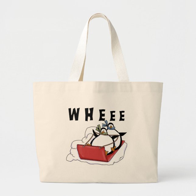Grand Tote Bag Pingouins T-shirts et cadeaux (Devant)