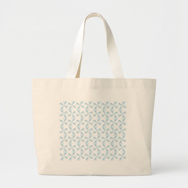 Grand Tote Bag Pinroues bleues Sky (Devant)