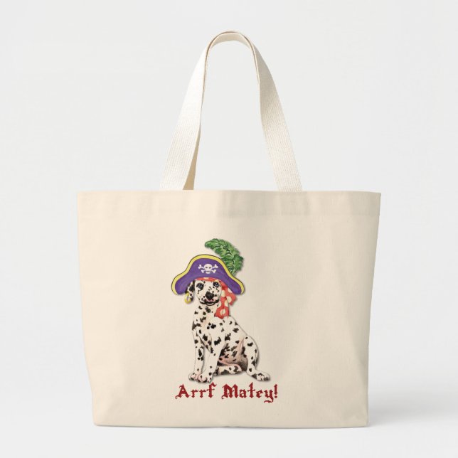 Grand Tote Bag Pirate dalmate (Devant)