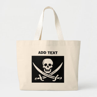 Grand Tote Bag Pirate Skull and Swords