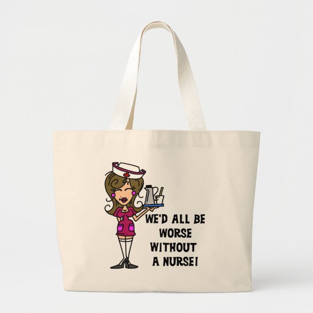 Grand Tote Bag Pire sans infirmière (Devant)