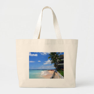 Grand Tote Bag Plage de Waikiki, Oahu, Hawaï