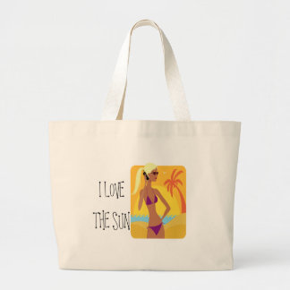 Grand Tote Bag playa, J'AIME THE SUN