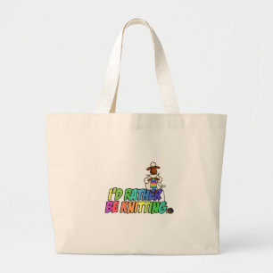 Grand Tote Bag plutôt tricote