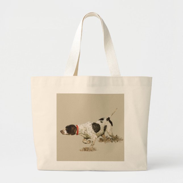 Grand Tote Bag Pointeur anglais (Devant)