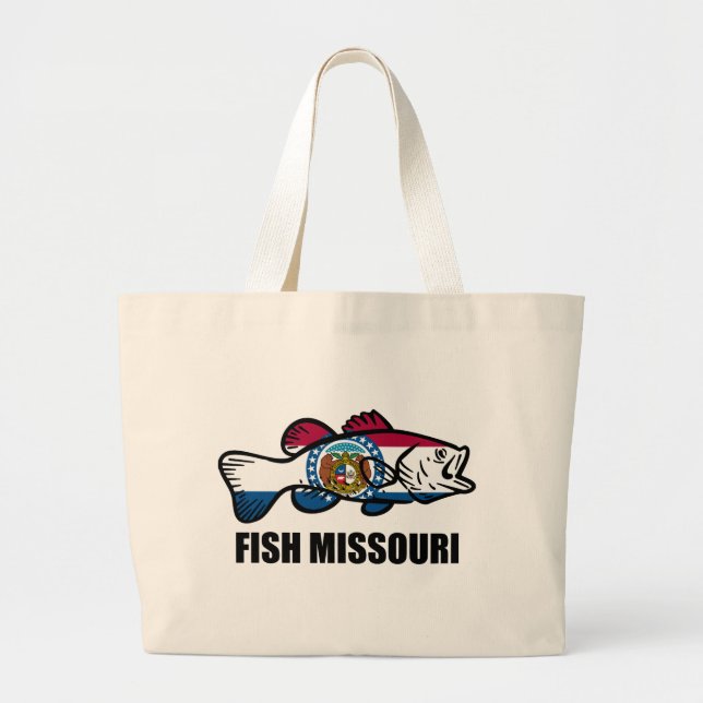 Grand Tote Bag Poisson Missouri (Devant)