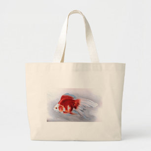 Grand Tote Bag Poisson rouge de Ryukin