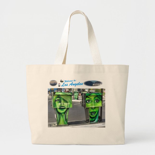 Grand Tote Bag Pompes à gaz (Devant)