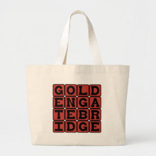 Grand Tote Bag Pont du Golden Gate, monument de San Francisco