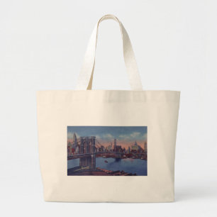 Grand Tote Bag Pont vintage Brooklyn