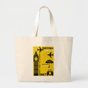 Grand Tote Bag Poster Nostalgalic Retro Airline