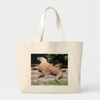 Grand Tote Bag Postérieur de dragon de komodo
