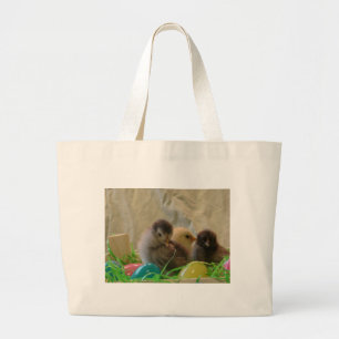 Grand Tote Bag Poussins de Pâques