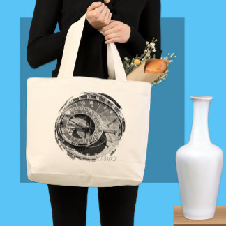 Grand Tote Bag Prague, Horloge Astronomique, Achats