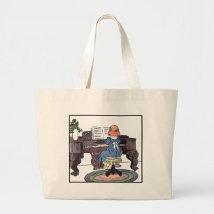 Grand Tote Bag Pratique du piano