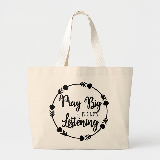 Grand Tote Bag Priez Big Jumbo Fourre-tout (Devant)