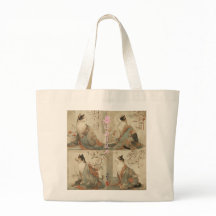 "Printemps à l'aube" Chat japonais en kimono Art