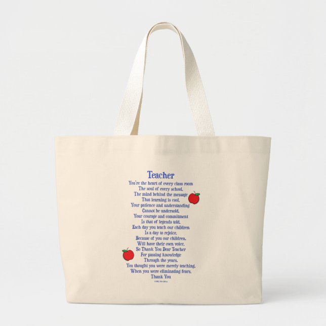 Grand Tote Bag Professeur (Devant)