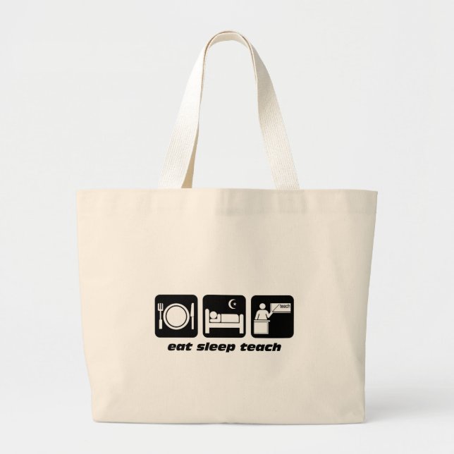 Grand Tote Bag Professeurs drôles (Devant)