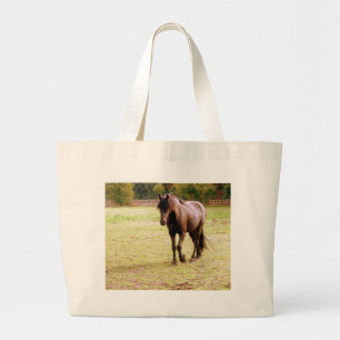 Grand Tote Bag Promenade à cheval Brown relaxante