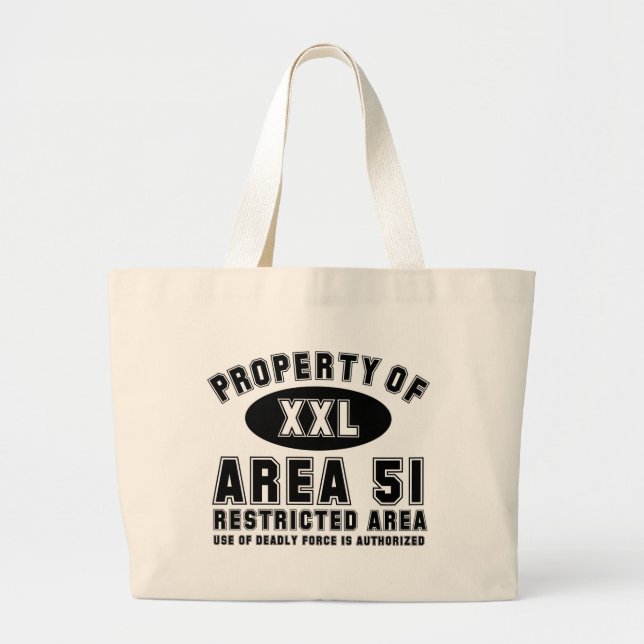 Grand Tote Bag Propriété du secteur 51 (Devant)