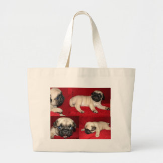 Grand Tote Bag Puggies sur l'aller !